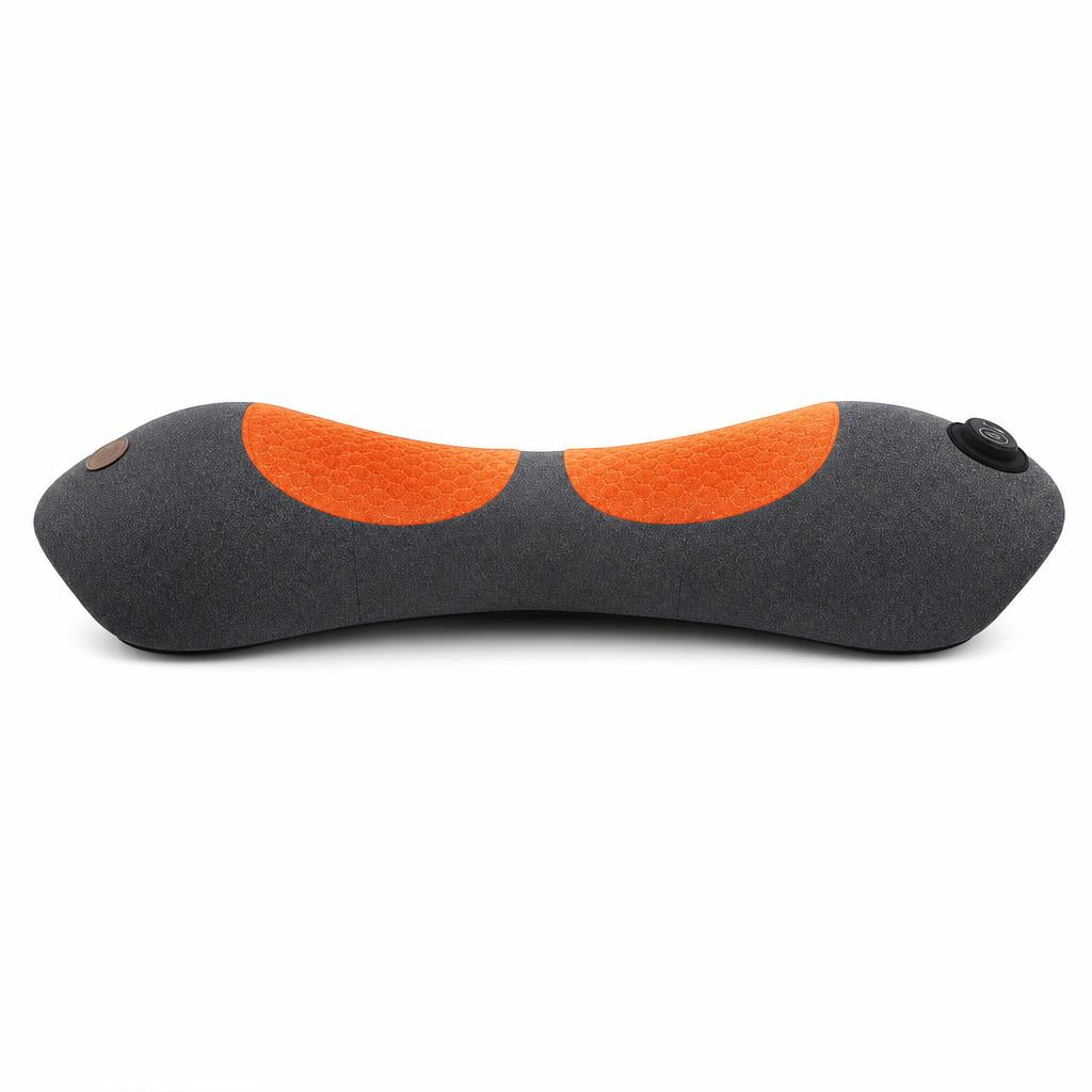 Lumbarex lumbar massage cushion, side view