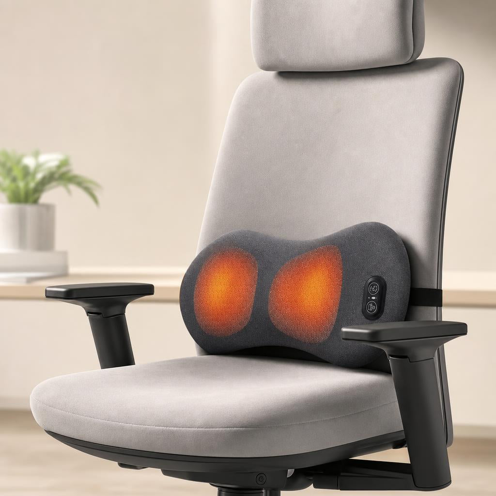 Lumbarex in use on an office chair